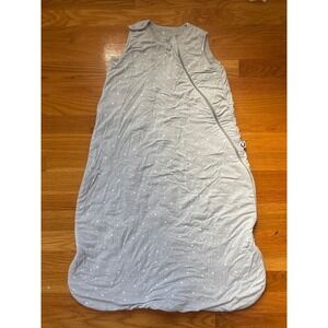 Gunamuna Bamboo Viscose Sleep Bag 1.0 TOG Blue Polka Dot 18-24M Wearable Blanket
